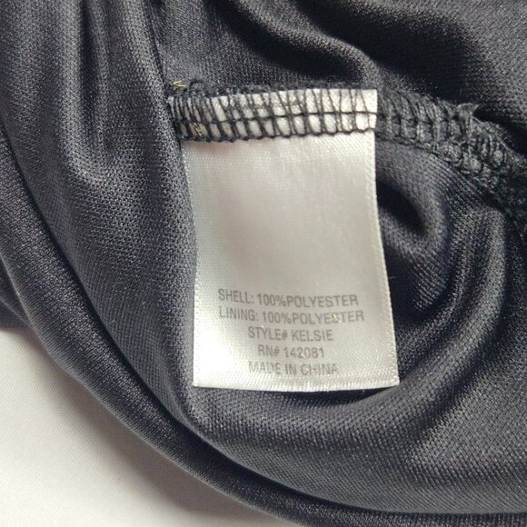 Mi‎ Ami Black Tiered Romper L Coquette Balletcore Date Night Party - Picture 7 of 12